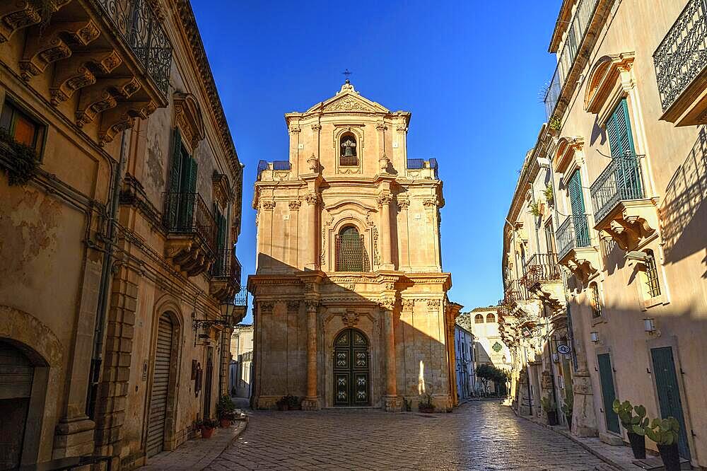 Chiesa di San Michele Arcangelo, Church of the Archangel Michael, Scigli, Baroque Town, Baroque Corner, Southeast, Sicily, Italy, Europe