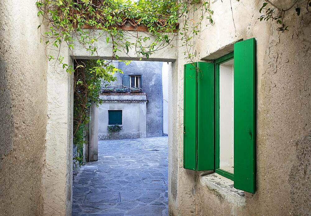 Old town, old town alleys in Grado, Friuli Venezia Giulia, Italy, Europe