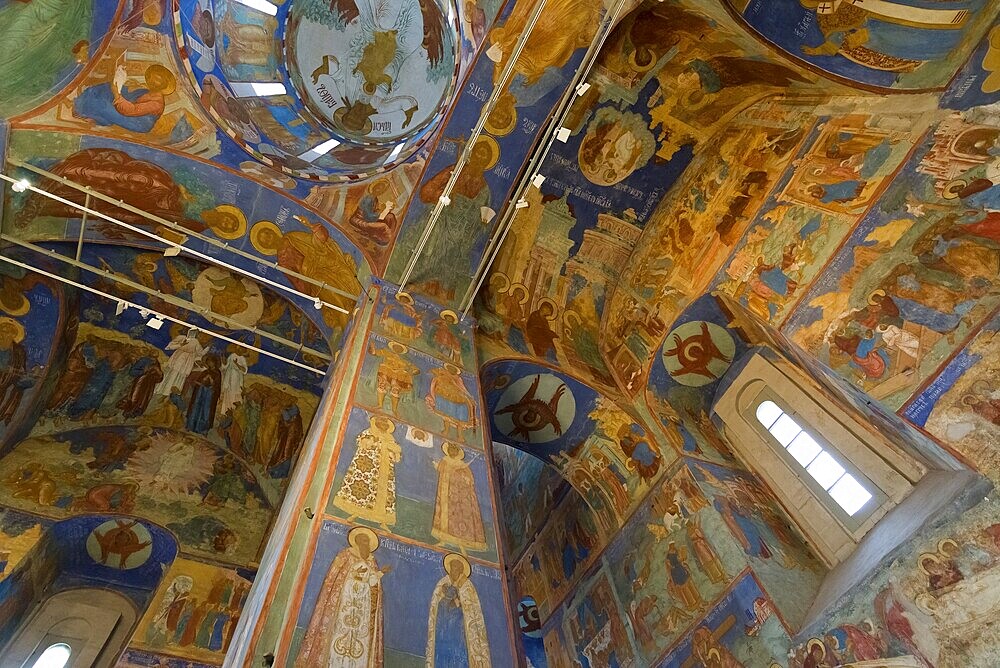 Transfiguration Cathedral built in the 16th century in Suzdal. UNESCO World Heritage Site. A Golden Ring Travel Russia