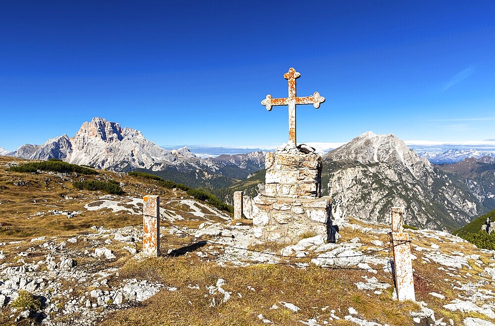 War memorial on Monte Piana, Dolomites