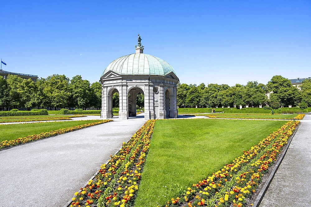 Diana Temple in the Hofgarten, Old Town, Munich, Upper Bavaria, Bavaria, Germany, Europe