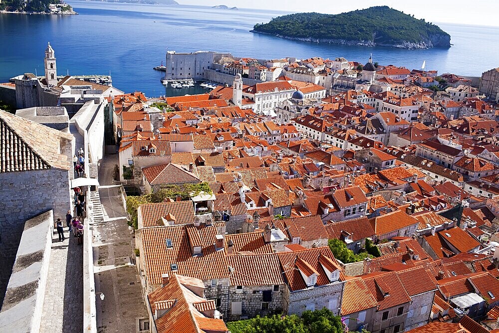 Od town city walls, Dubrovnik, Croatia, Europe