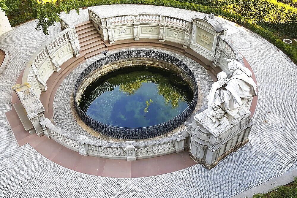 The source of the Danube is an attraction in the town of Donaueschingen