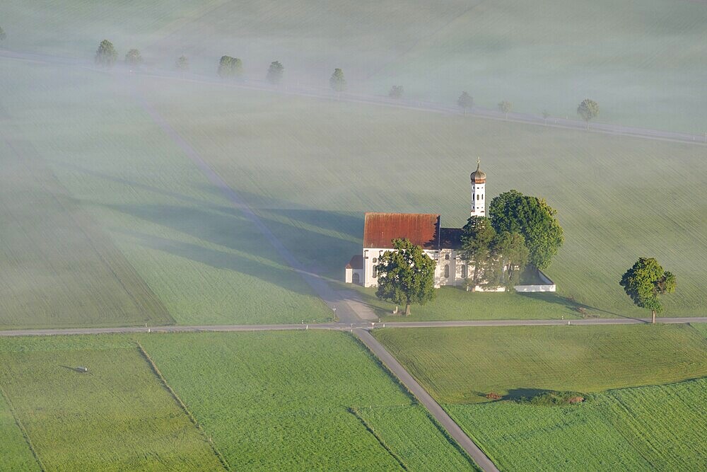 Pilgrimage church of St Coloman, Königswinkel, Ostallgäu, Allgäu, Bavaria, Germany, Europe