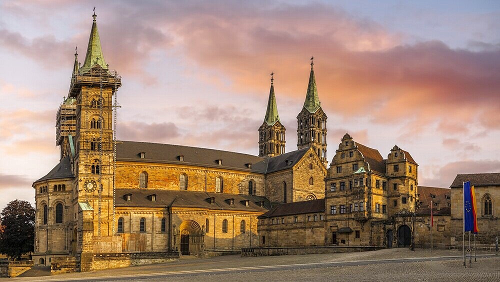 The historic cathedral of Bamberg (Franconia, Germany)