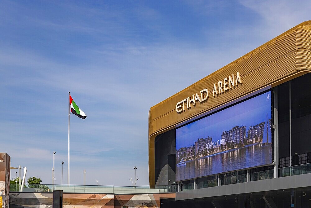 A picture of the Etihad Arena