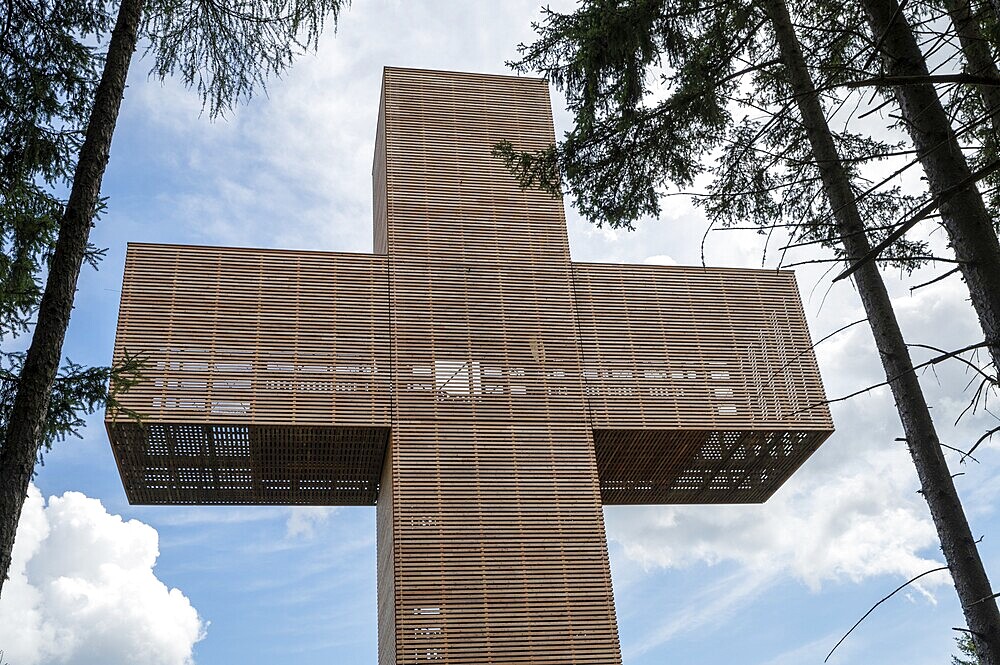 The Veitsch Pilgrim Cross. Veitsch Mount of Olives Pilgrims Cross. (Pilgrims' cross on the Veitsch Mount of Olives) . St Barbara in the Mürztal. Austria