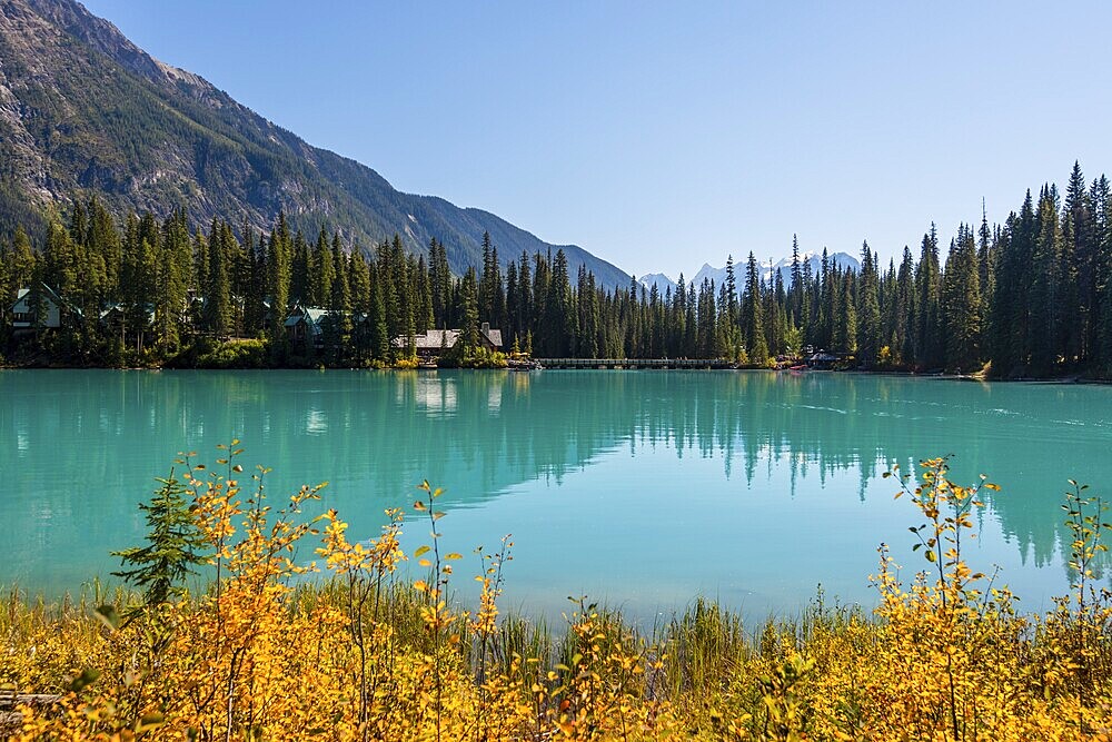 Emerald Lake, Yoho National Park, Canadian Rockies, British Columbia Province, Canada, North America