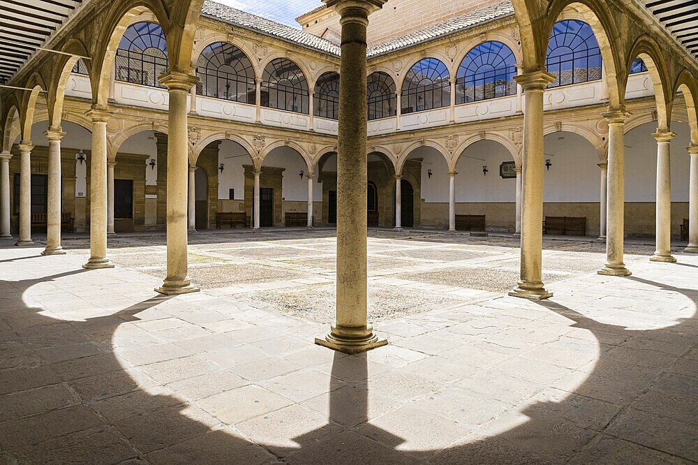 Courtyard, Old University, Antigua Universidad De Baeza, Renaissance, Baeza, UNESCO World Heritage Site, Jaén Province, Andalusia, Spain, Europe