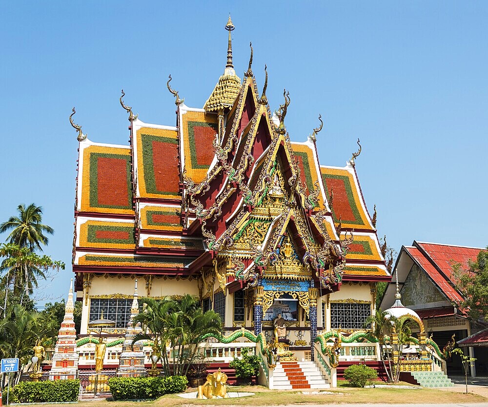 Wat Phra Yai Ko Pan Temple, Ban Bo Phut, Ko Samui, Thailand, Asia