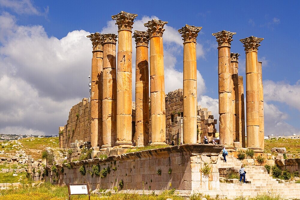 Artemis' Temple, Jerash, Jordan, Asia