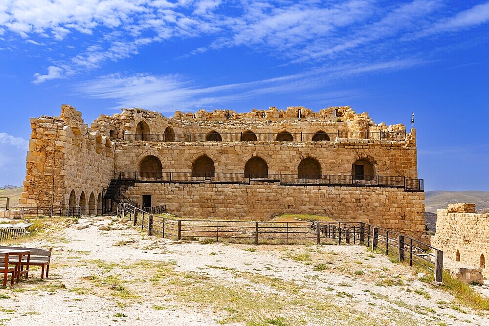 Dungeon, Kerak Castle or Al-Karak Castle, Jordan, Asia