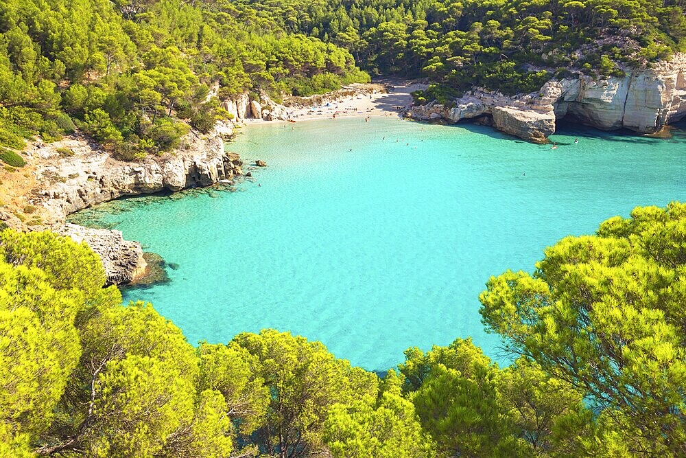 Cala Mitjana, Menorca, Balearic Islands, Spain, Europe