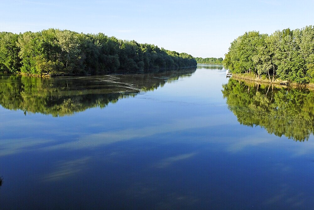 Confluence of Bodrog and Tisza river, Tokaj, Hungaria