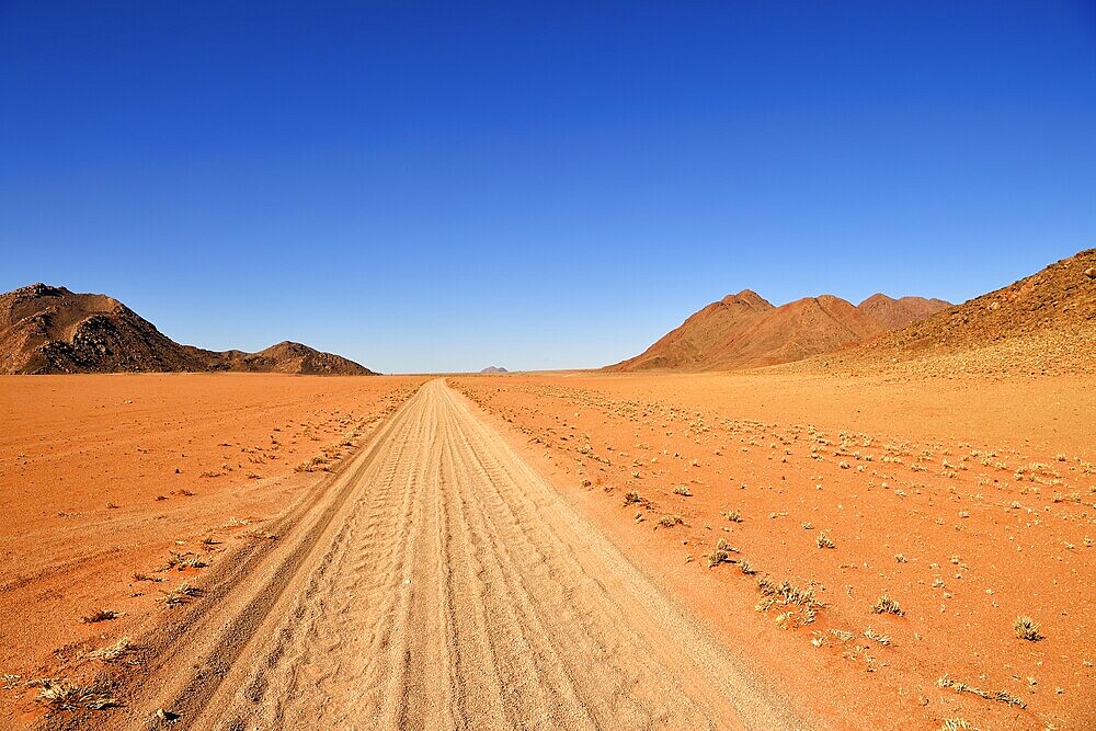 Sandtrack through the Tiras Mountains, Namibia, Africa