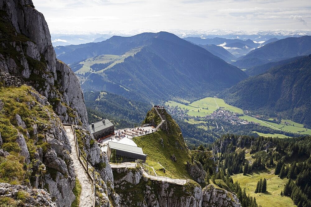Mountain station, Wendelsteinhaus, Wendelstein, 1838m, Mangfall Mountains, Bavarian Alps, Upper Bavaria, Bavaria, Germany, Europe
