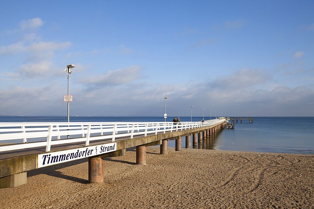 Pier, Timmendorfer Strand, Baltic Sea, Schleswig-Holstein, Germany, Europe