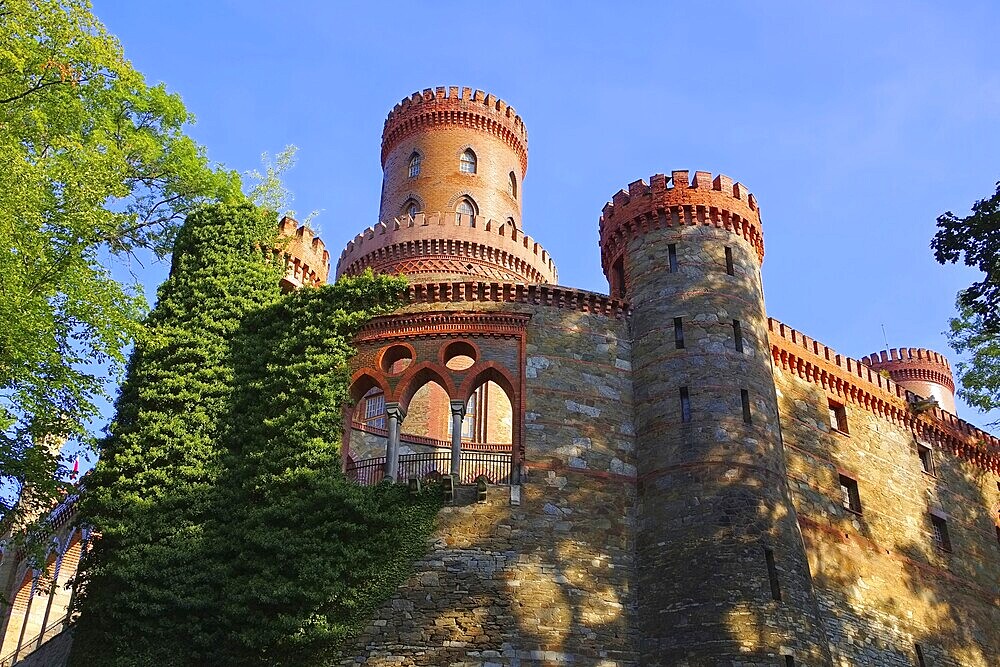 Kamieniec Zabkowicki Castle, Kamieniec Zabkowicki Castle palace, Silesia in Poland