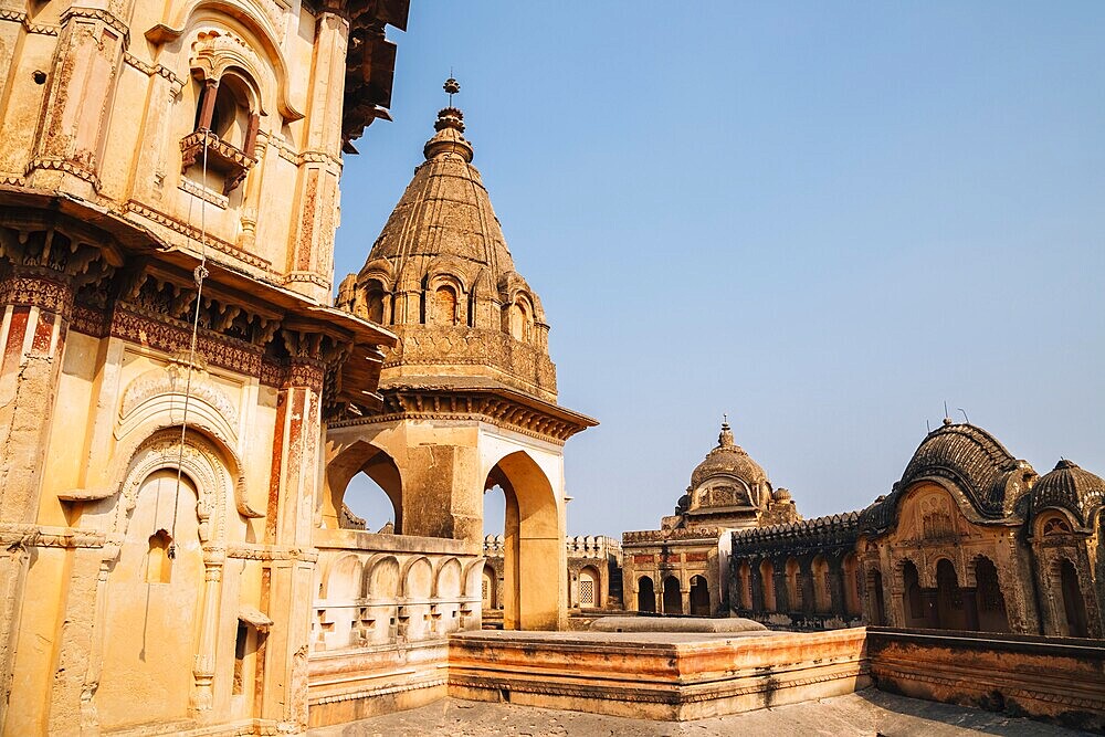 Lakshmi Narayan Mandir ancient ruins in Orchha, India, Asia