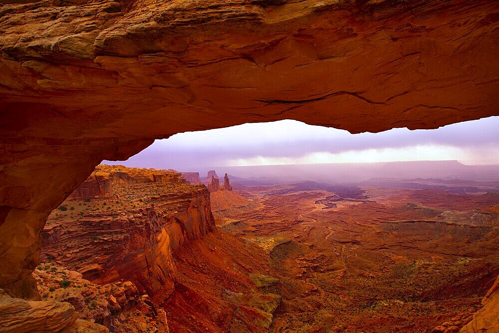 Mesa Arch in Canyonlands National Park Utah USA sunrise