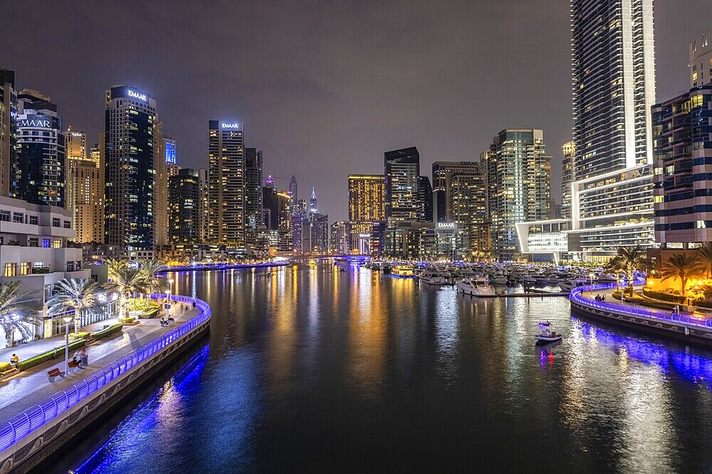 At Dubai Marina, Dubai, United Arab Emirates, Asia