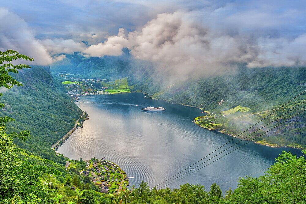 Geirangerfjord, Geiranger, Møre og Romsdal County, Norway