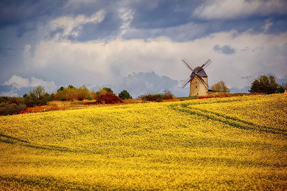 Windmill, Devil's Mill near Warnstedt Harz Mountains