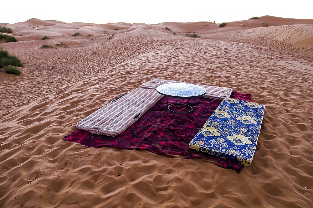 Table with tablecloth