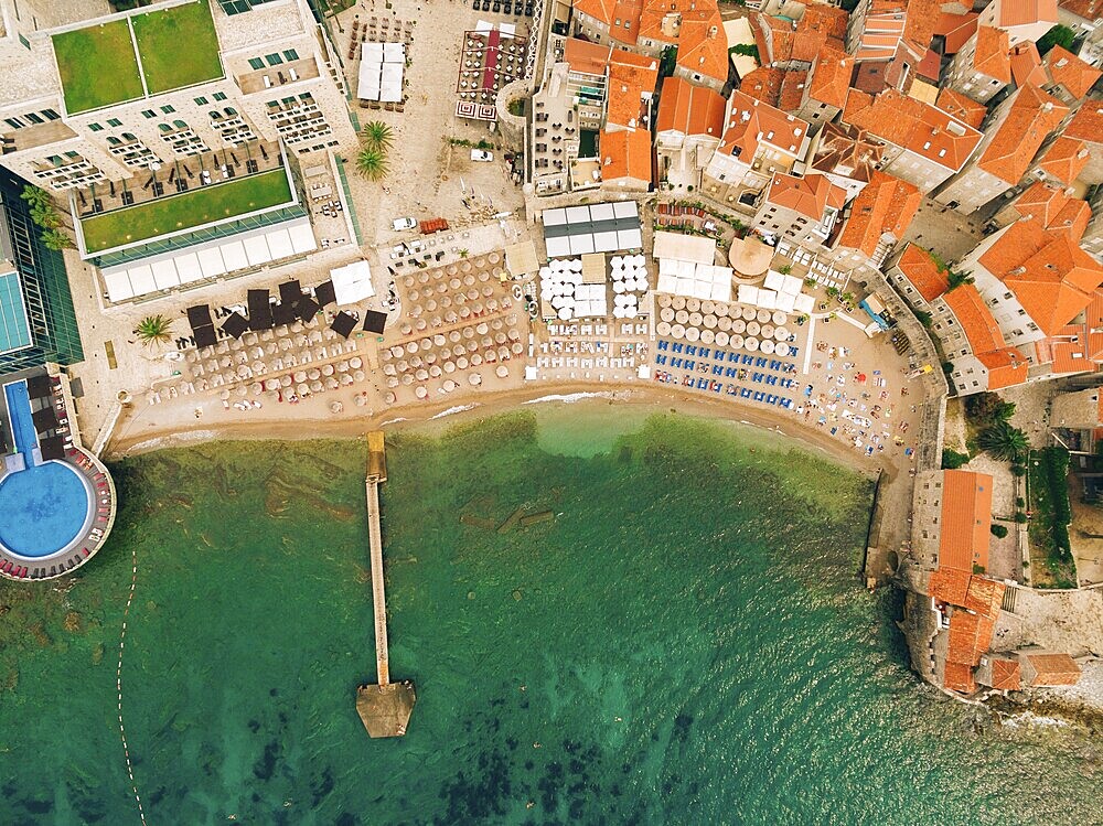 The Old Town of Budva in Montenegro, Budva, Montenegro