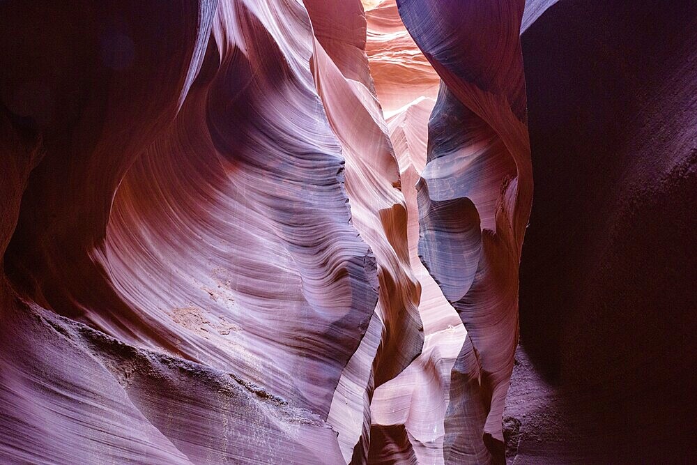 Antelope Canyon is a slot canyon in the American Southwest, on Navajo land east of Page, Arizona. the erosion of Navajo Sandstone 2 due to flash flooding and other sub-aerial processes