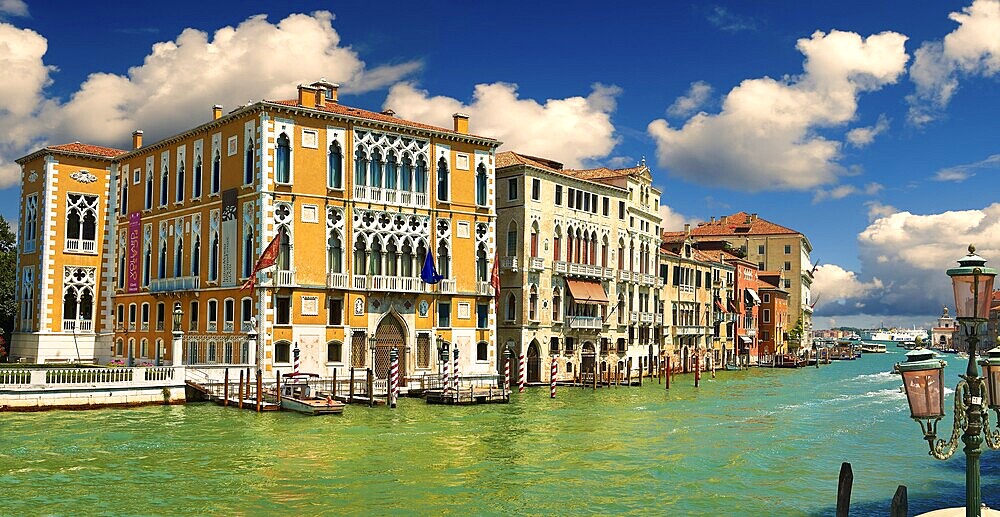Grand Canal with Palazzo Cavalli-Franchetti, Venice, Italy