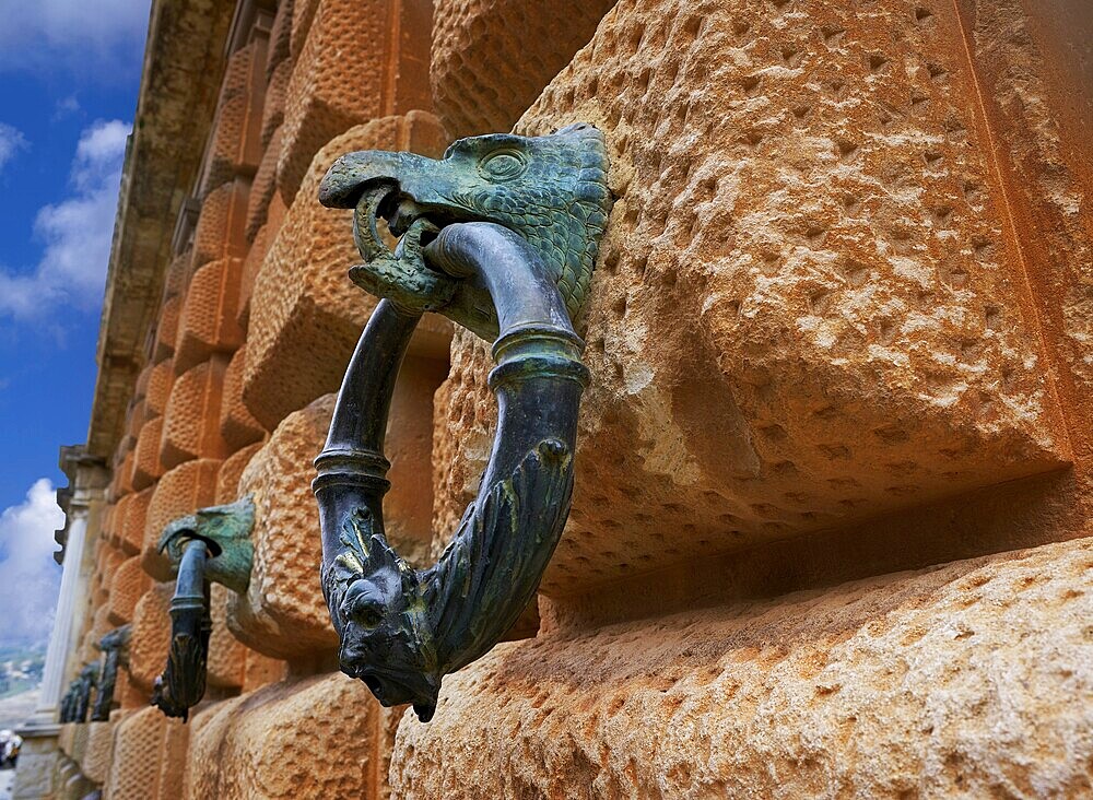 Alhambra eagle holding ring in Carlos V of Granada Spain