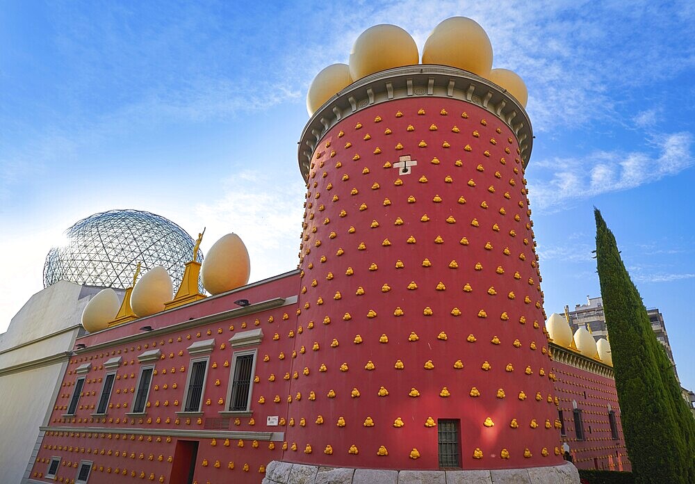 Salvador Dali museum in Figueres figueras of Catalonia Spain