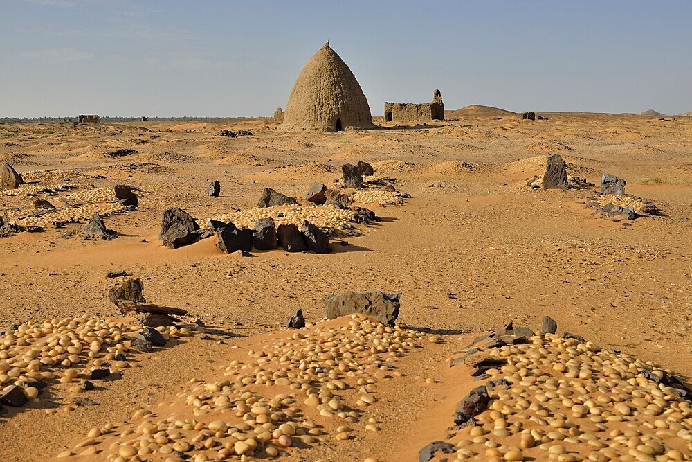 Domed mausoleum, called Qubba, Old Dongola, Northern, Nubia, Sudan