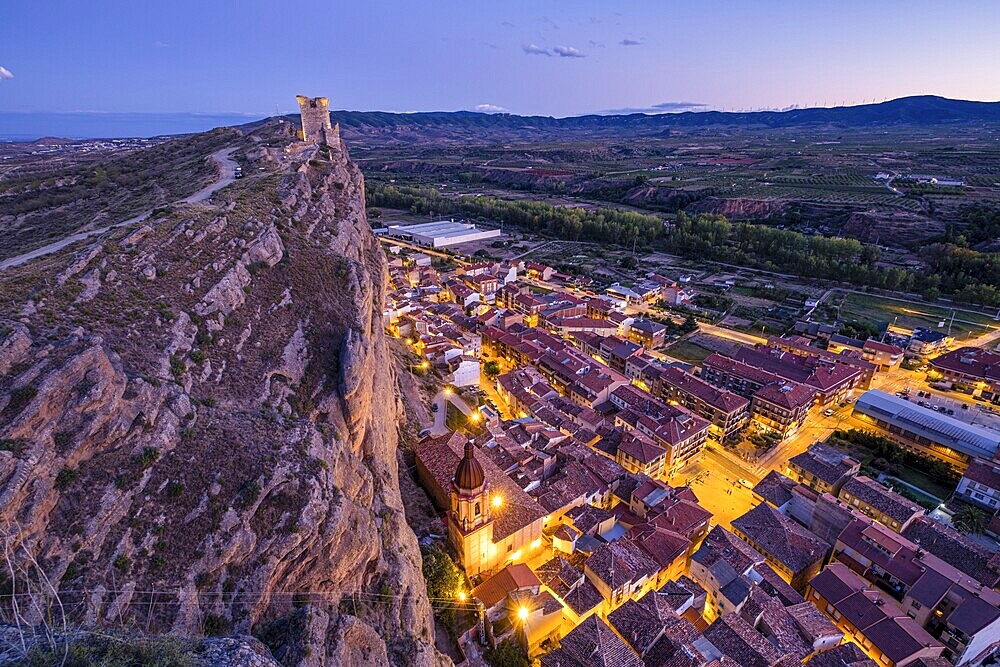 Schloss Quel, 15. Jahrhundert, Quel, La Rioja, Spanien, Europa