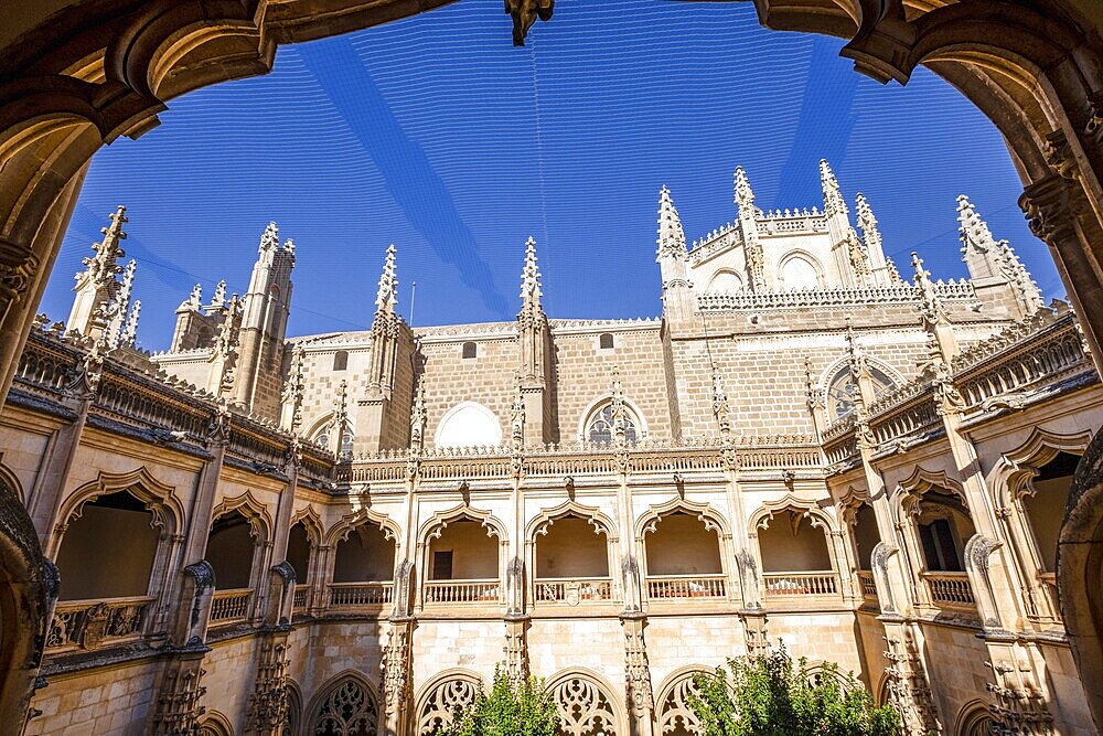 Upper cloister, Monastery of San Juan de los Reyes, Toledo, Castilla-La Mancha, Spain