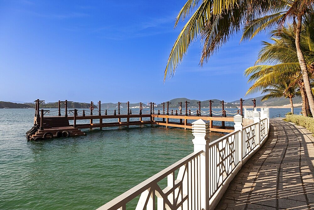 Pier on Hon Tam island, Nha Trang, province Khan Hoa, Vietnam, VietNam