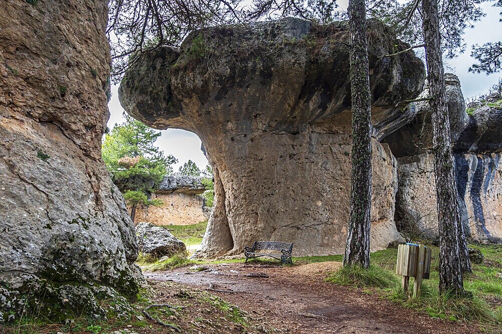 Ciudad encantada, area of rock formations, nature reserve, Cuenca region, Spain