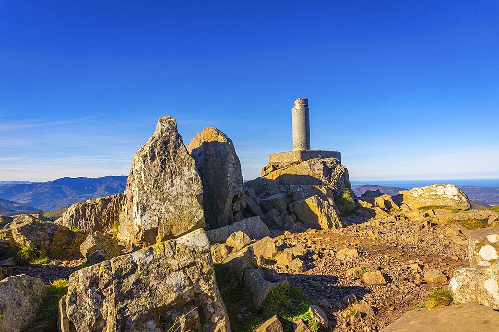 Procious summit of Mount Adarra in Urnieta. Gipuzkoa, Basque Country