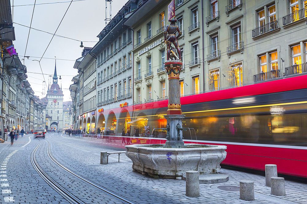 Marktgasse, Bern, Jungfrau region, Bernese Oberland, Swiss Alps, Switzerland, Europe