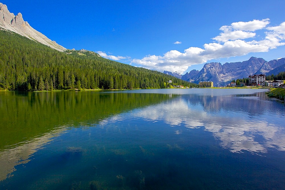 Lago di Misurina, Belluno Province, Veneto, Italian Dolomites, Italy, Europe