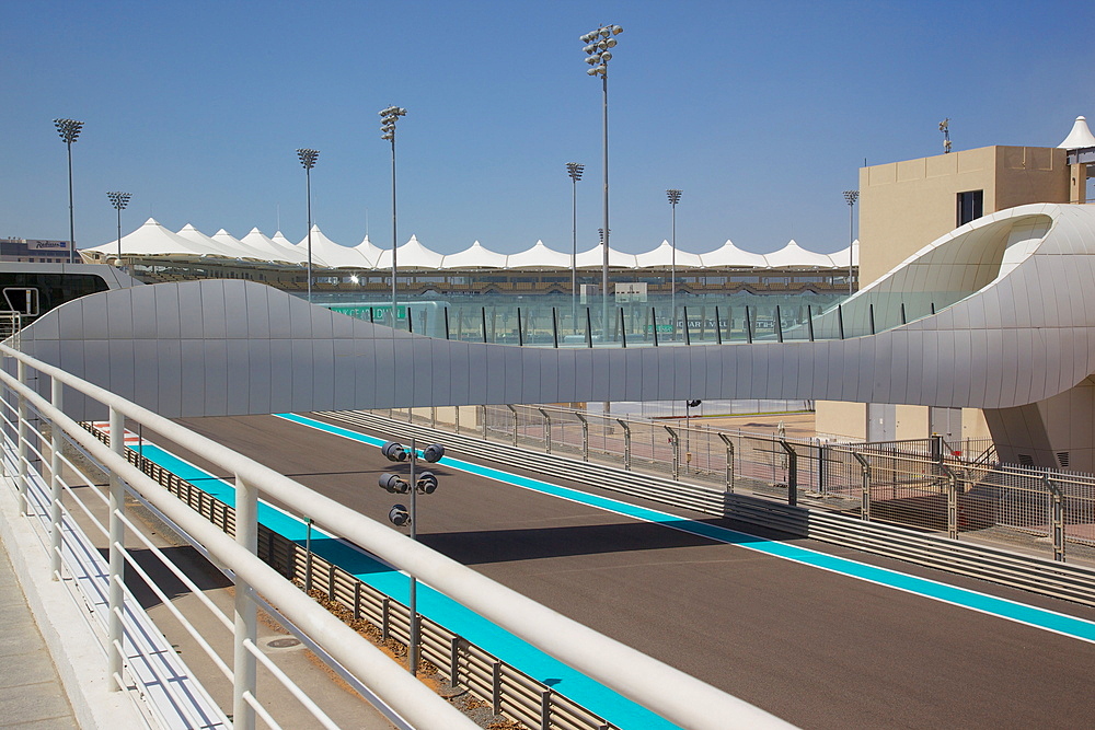 Formula 1 Racetrack, Yas Island, Abu Dhabi, United Arab Emirates, Middle East