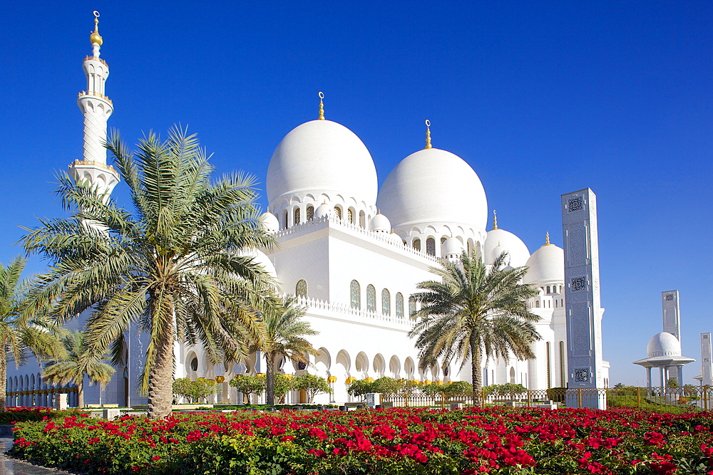 Sheikh Zayed Bin Sultan Al Nahyan Mosque, Abu Dhabi, United Arab Emirates, Middle East