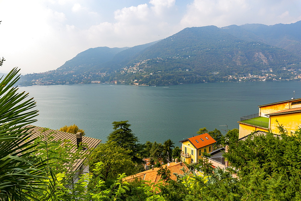 View of Lake Como from Nesso, Province of Como, Lake Como, Lombardy, Italian Lakes, Italy, Europe