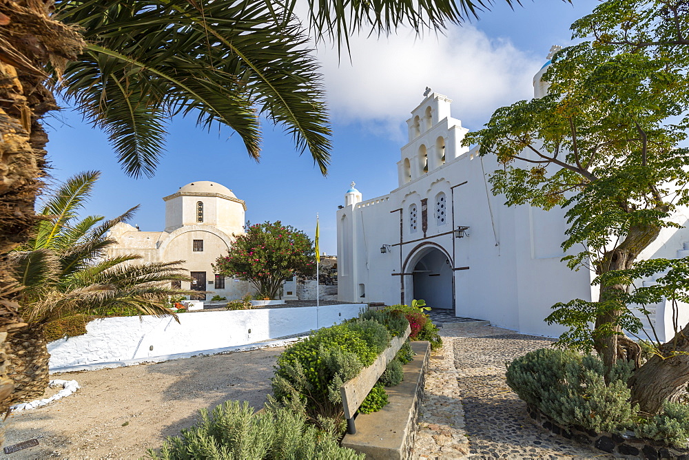 Saint George Church in Pyrgos, Santorini, Greece, Europe