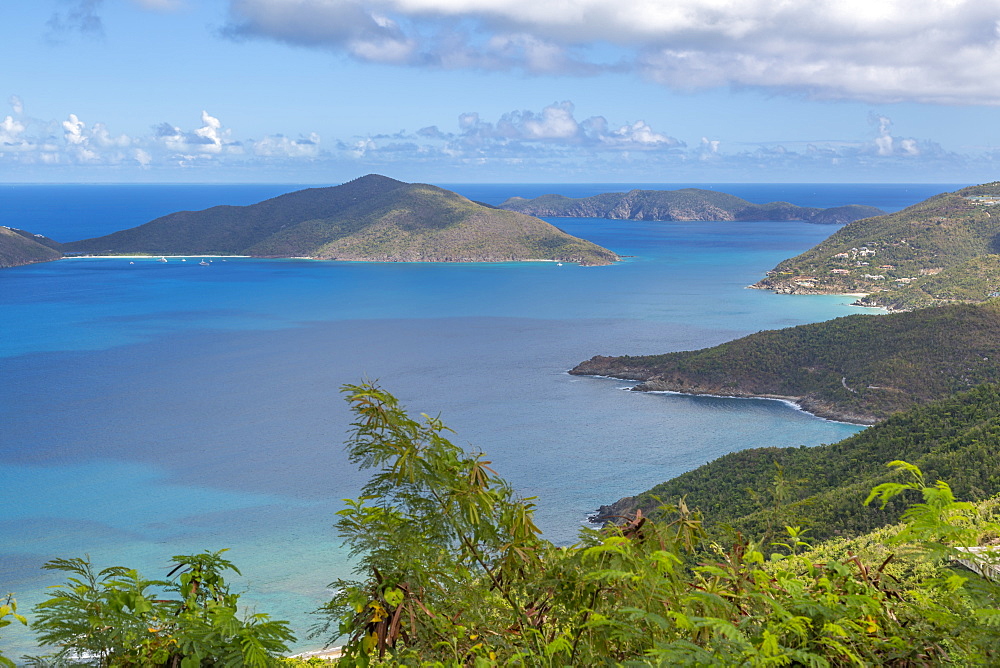 View of North coastline, Tortola, British Virgin Islands, West Indies, Caribbean, Central America