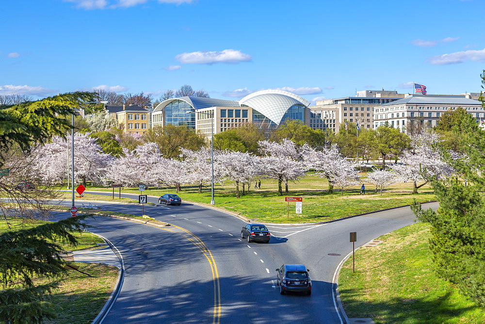 View of United States Institute of Peace, Washington D.C., United States of America, North America