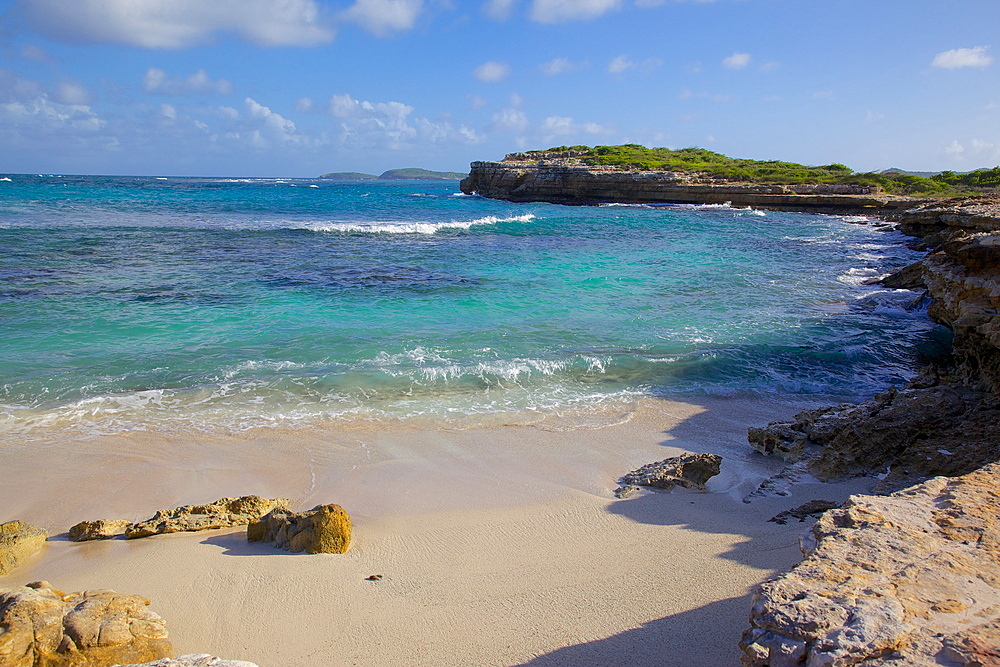 Beach near Devil's Bridge, St. Peter, Antigua, Leeward Islands, West Indies, Caribbean, Central America