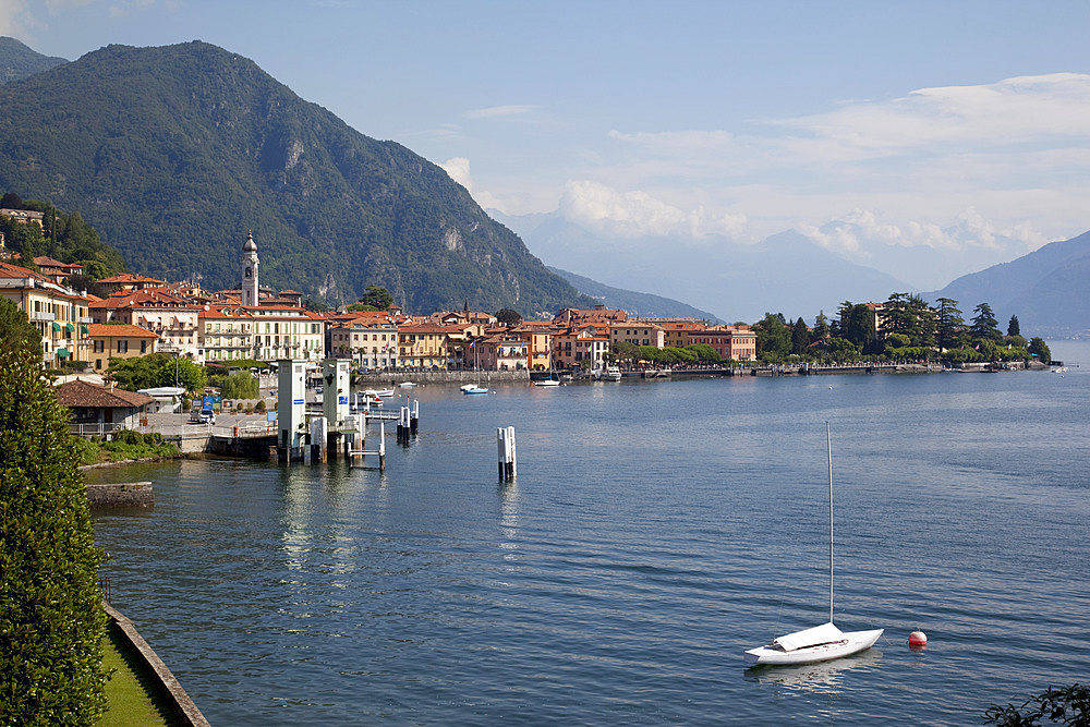 View of Menaggio and Lake Como, Lombardy, Italian Lakes, Italy, Europe