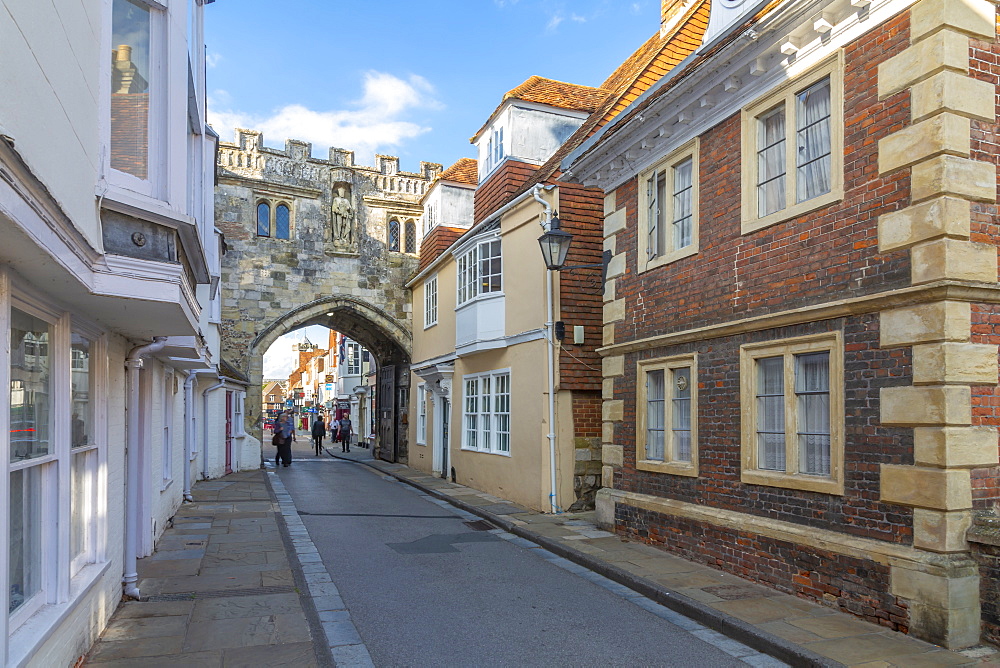 View of High Street Gate, Salisbury, Wiltshire, England, United Kingdom, Europe